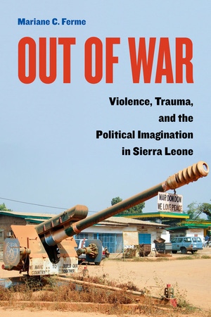 Couverture du livre Out of war de Mariane C. Ferme.
