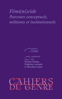 Couverture du dossier Fémi(ni)cide des Cahiers du genre.